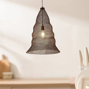 Wabi-sabi style Iron Irregular Gyroscope Pendant Lamp(D17.7"*H24.0") METAL PENDET