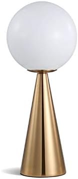 Night Stand Lamp Glass Ball LED Table Lamps Nordic Creative Desk Lamp Cone Golden Living Room Bedside Bar Cafe Decoration Lamp Luminaire(RED,BLACK,GOLD,SILVER) - Image 3