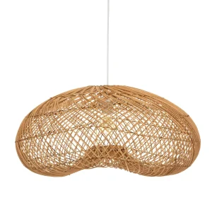hanging lamp rattan
