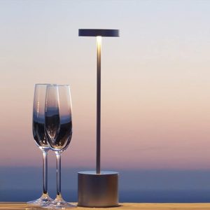 Desk Lamps LED Cordless Touch Sensor Restaurant Bar Table Lamps Art Deco Rechargeable Desk Lamp Metal Bedroom Night Reading Light Desk Lamp