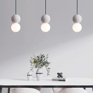 Hanging Light,Creative Personality Milk White Glass Pendant Lamp Lampshade,G9 Base Ceiling Lighting Fixtures,Bedside Balcony Corridor Decoration Chandelier