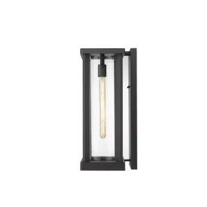 Modern Farmhouse Wall Light Fixture Wall Sconce, Outdoor Black and Gold Aged Brass Exterior Lantern Sconce Lighting, Porch Lights Wall Mount, Bathroom Light Fixtures Wood Grain#40CM