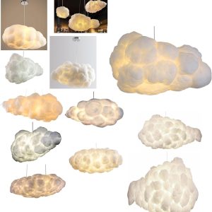 Modern Ceiling Hanging Light Creative Cloud Shaped 40/50/60/80/100/1.2CM