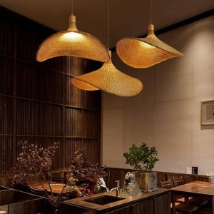 BAMBOO RATTAN CHANDELLIER