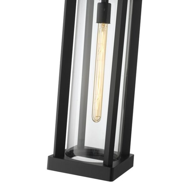 Imports 40758 BK Transitional One Light Hanging Lantern from Oxford Collection in Black Finish, 40CM - Image 4