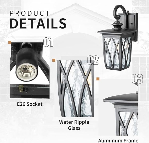 Classic style outdoor wall lamp - Image 8