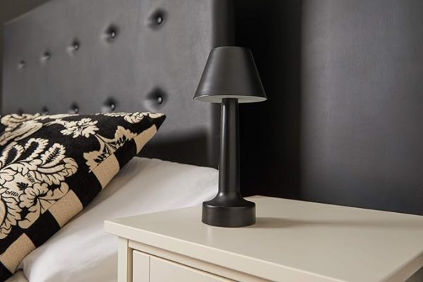 Rechargeable Remote-Controlled Colour Changing Dimmable LED Table Lamp – Perfect for Bedside Tables, Coffee Tables, Hotels and Restaurants(RED,BLACK,GOLD,SILVER) - Image 4