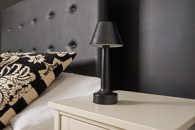 Rechargeable Remote-Controlled Colour Changing Dimmable LED Table Lamp – Perfect for Bedside Tables, Coffee Tables, Hotels and Restaurants(RED,BLACK,GOLD,SILVER) - Image 4