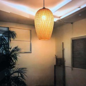 Bamboo Pendant Light Double Layer Lampshade Bamboo Woven Hollow Ceiling Light Chandelier Ceiling Light for Bar, Coffee, Dining Room, Hotel, Style 3