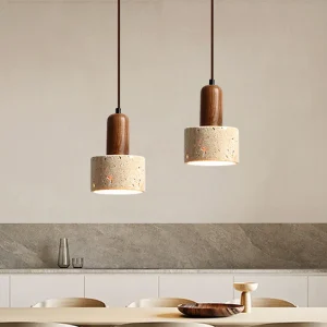 Yellow Marble Pendent Lamp for Dining Room Kitchen Island Bar Teahouse Decor