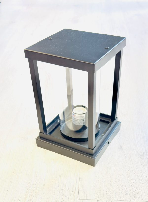 LED Wall Light for 1x E27 Bulbs, Design Light with Frame Design for Outside for Direct Lighting, made of Aluminum and Glass, ENDURA FRAME wall E27 - Image 2