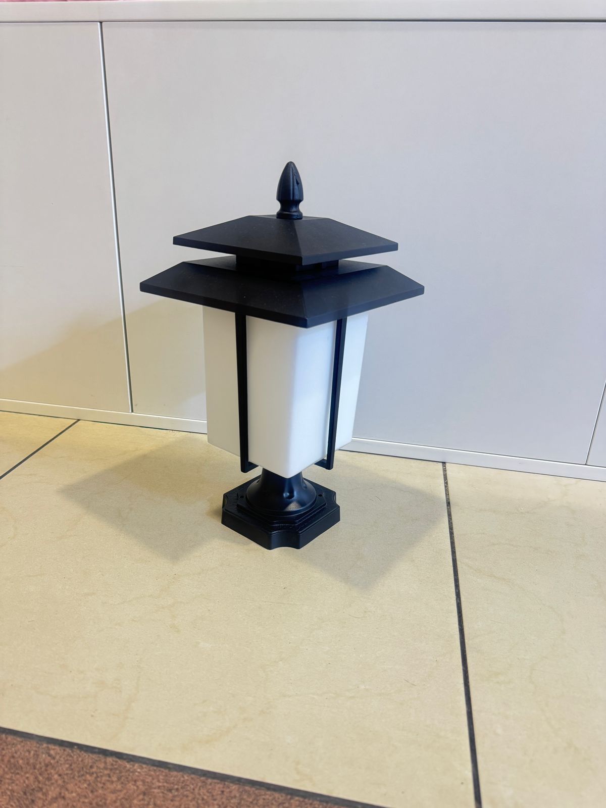 Outdoor Column Lights, European Style Pillar Lights Fixture Aluminum Exterior Cap Light Waterproof Glass Post Lights Modern Square Pillar Lamp For House Garden Backyard - Image 4