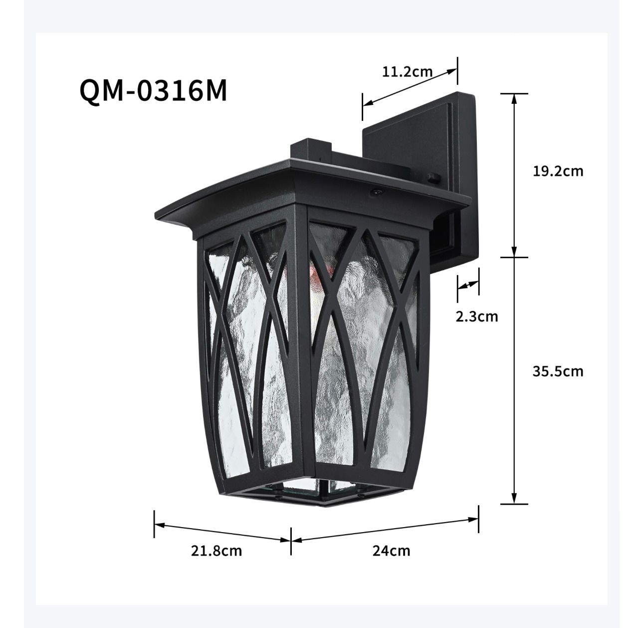 Classic style outdoor wall lamp - Image 9