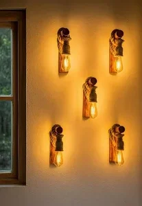 ROPE WALL LAMP
