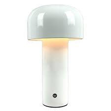 Wireless LED Touch Table Lamp Light with 3 Color Step Less Dimming by Touch - Chic Indoor and Outdoor Table Lamp with Stylish Rounded Design for Home, Office,Restaurant and More#BLACK#GREY#WHITE - Image 6