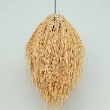 Bamboo Chandelier, Hand-Woven Rattan Branch Pendant Lamp, E27 Ceiling Lighting Fixtures, Height Adjustable, Clubhouse and Farmhouse Decoration Hanging Light - Image 2