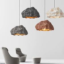 Wabi Sabi Led Pendant Lights Loft Simple Hanging Lamp Living Room Restaurant Bar Chandeliers Ceiling Light Fixtures
