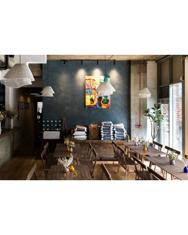 Pendant Lights pleated stainless steels lamp For Living Room Restaurant hanging white lamp Bedroom Loft Lamp - Image 3