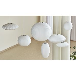 50cm/60CM Silkworm Cocoon Pendant Light Dining Room Showroom Hollow Hanging Lamp Luminaire Single Head Lantern Flat Shape Italian White Cafe House Chandelier