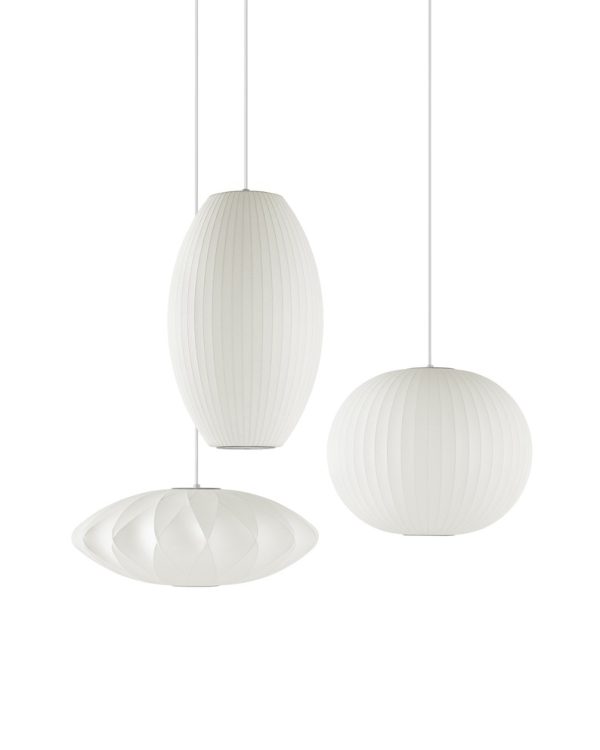 50cm/60CM Silkworm Cocoon Pendant Light Dining Room Showroom Hollow Hanging Lamp Luminaire Single Head Lantern Flat Shape Italian White Cafe House Chandelier - Image 7