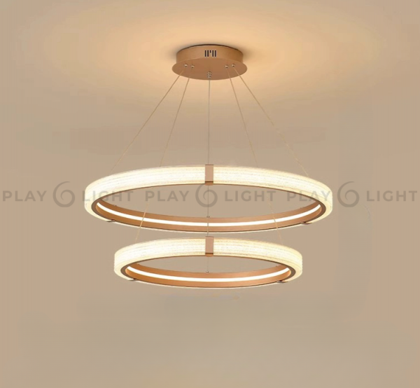 Modern designer hanging chandelier#LONG BASE#ROUND BASE#TWO RING#THREE RING#BLACK#GOLD - Image 7